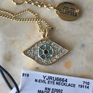 Juicy Couture Jewelry - Juicy Couture Evil Eye Necklace NWT Juicy Couture Jewelry - Juicy Couture Evil Eye Necklace NWT